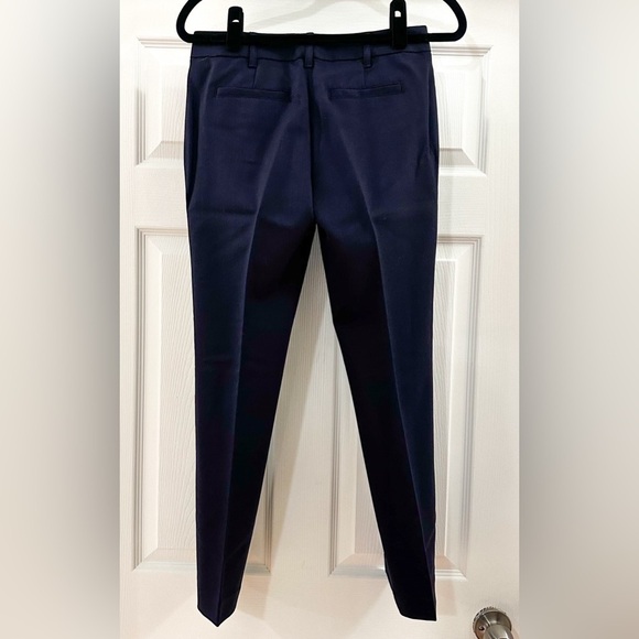 NWT Tory Burch Skinny Pant Medium Navy Blue 411 sz 0 - Picture 7 of 11